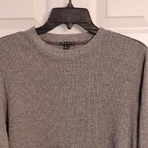 Theory Charcoal Crewneck Men's Sweater